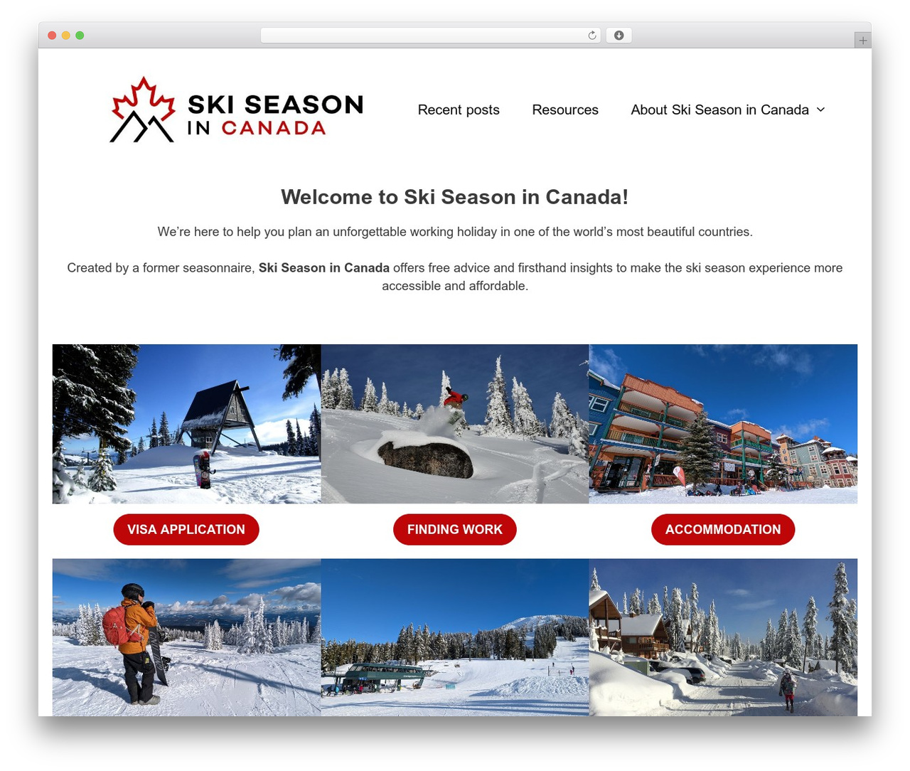 WordPress theme GeneratePress - skiseasonincanada.com