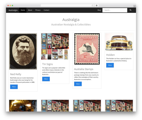 BBE theme WordPress - australgia.com