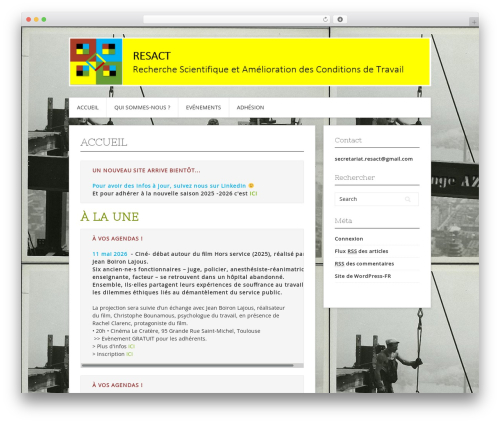 Contango WordPress theme - resact-mp.com