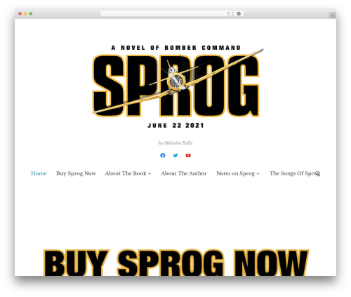 Eclipse WordPress theme - sprogbook.com