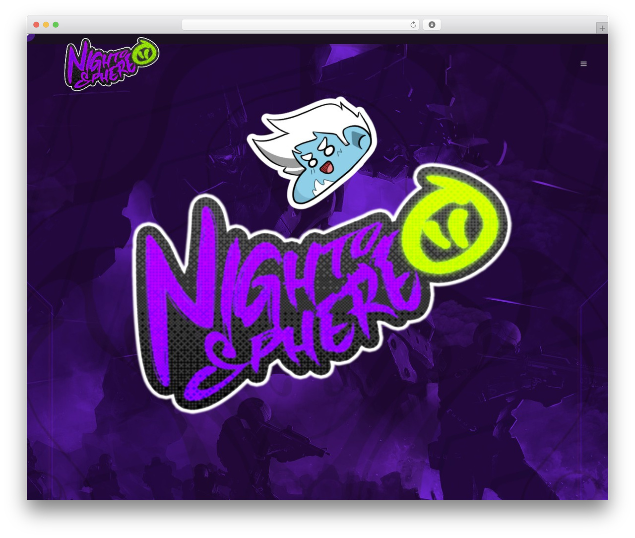 Overworld theme WordPress - nightosphere.net