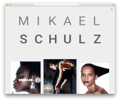 Schulz WordPress theme design - mikaelschulz.com