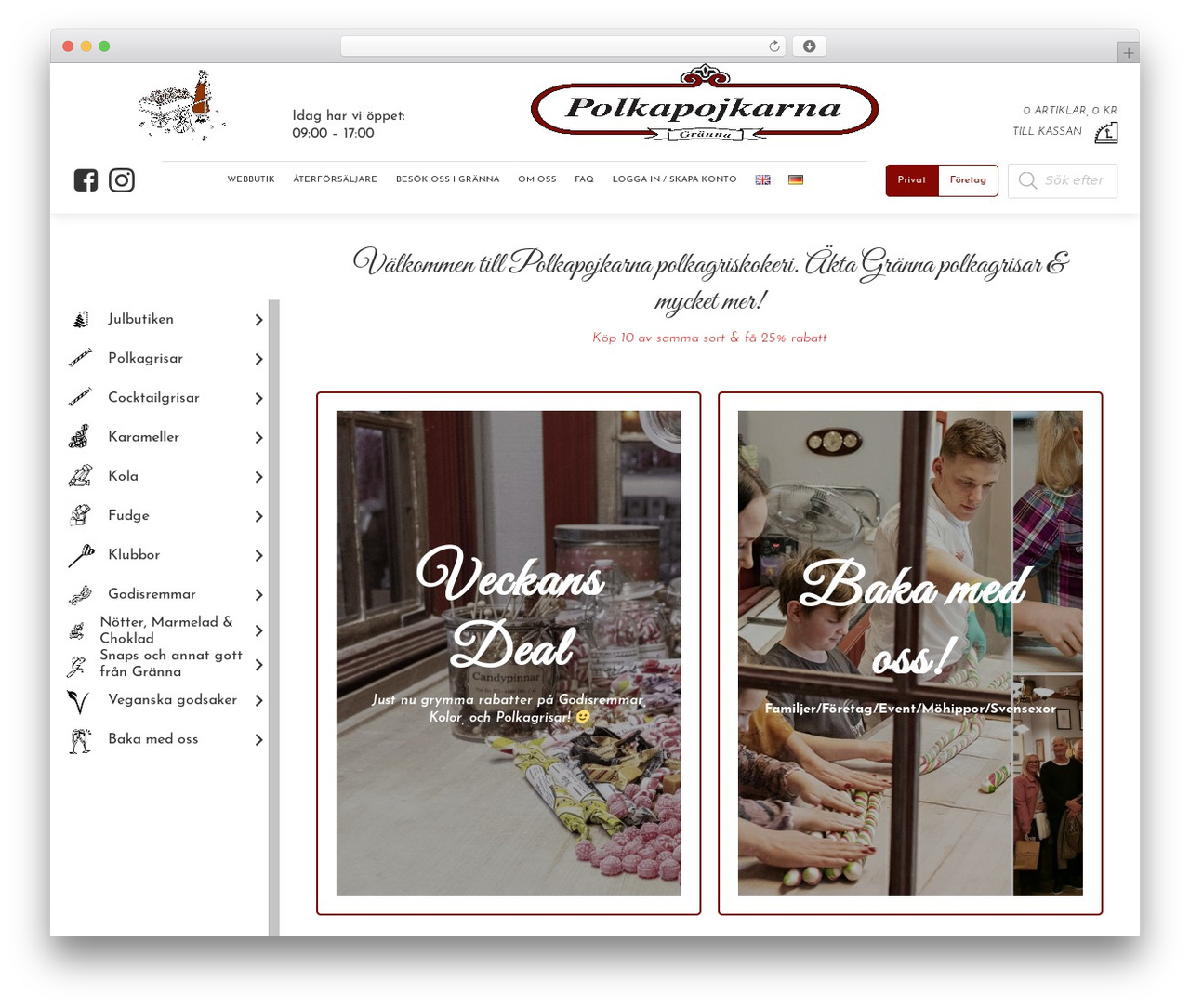 The Sceleton theme WordPress website theme - polkapojkarna.se