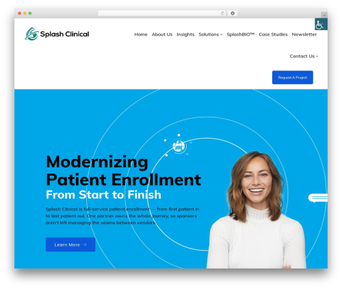 Theme WordPress Techno - splashclinical.com