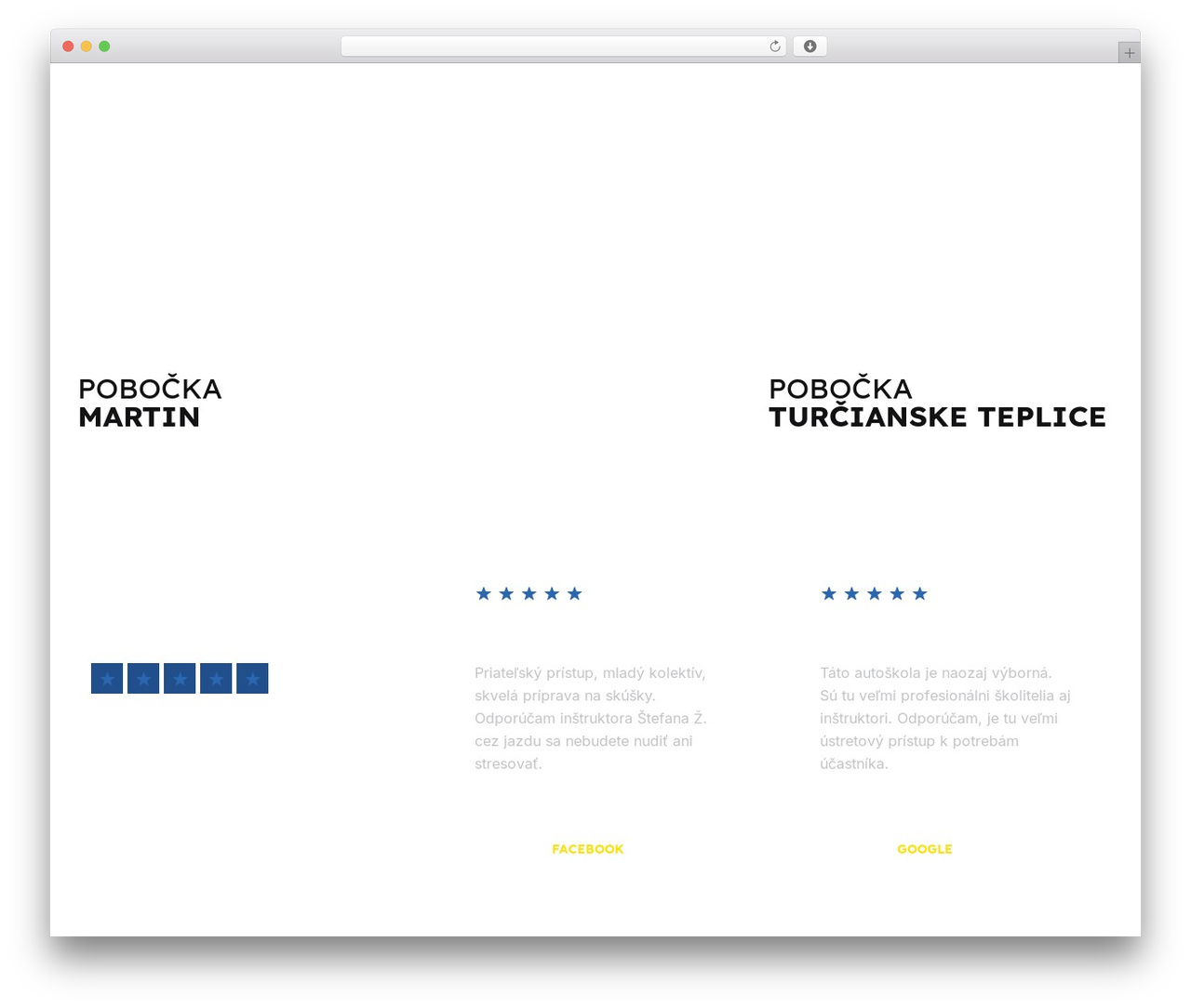 Udrive WordPress theme - autoskolavladar.sk