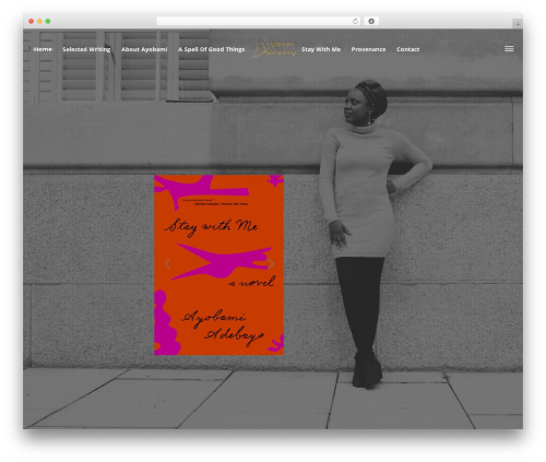 WordPress theme Elements - ayobamiadebayo.com