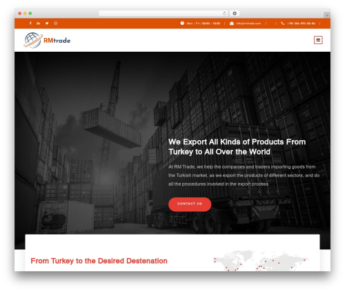WordPress theme Logisco - rmtrade54.com