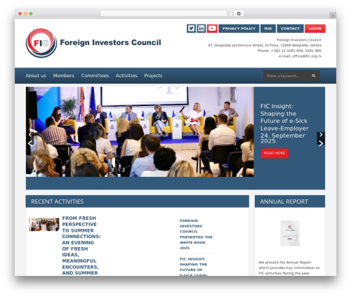 Wp post modules el WordPress plugin - fic.org.rs