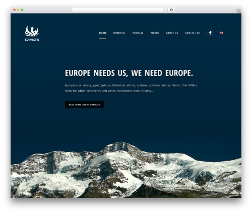 WordPress theme MyTheme - eurhopethinktank.eu