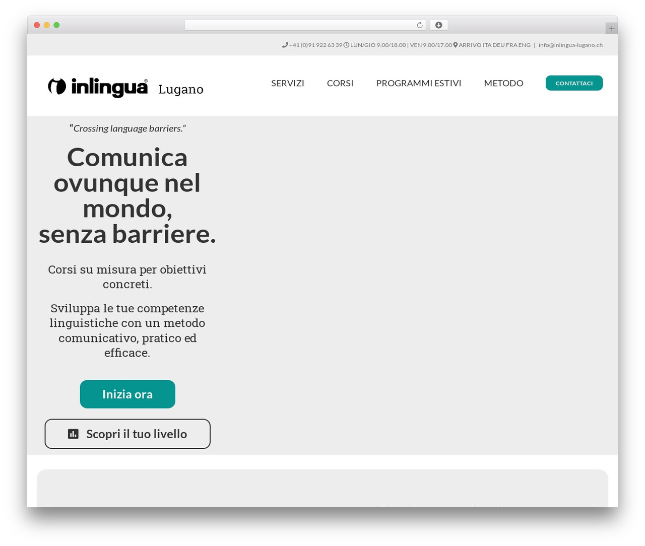 Avada theme WordPress - inlingua-lugano.ch