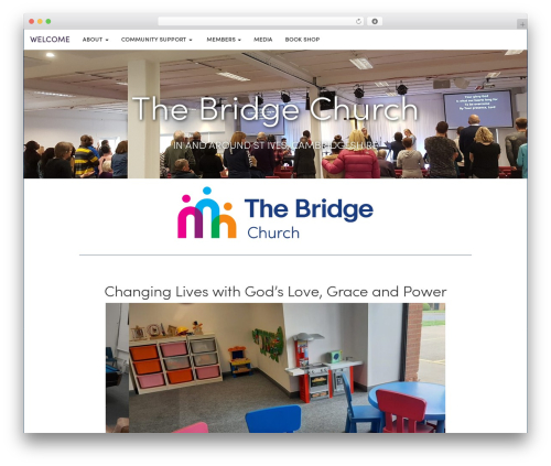 Best WordPress theme The Bridge - thebridgechurch.co.uk