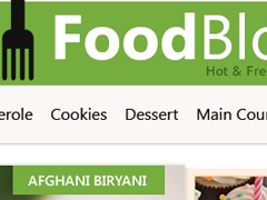FoodBlog WordPress news template