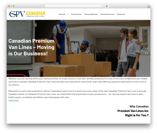 GeneratePress WordPress theme - cpvanlines.com