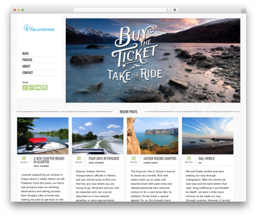 Socha Responsive Theme top WordPress theme - thefieldtripper.com