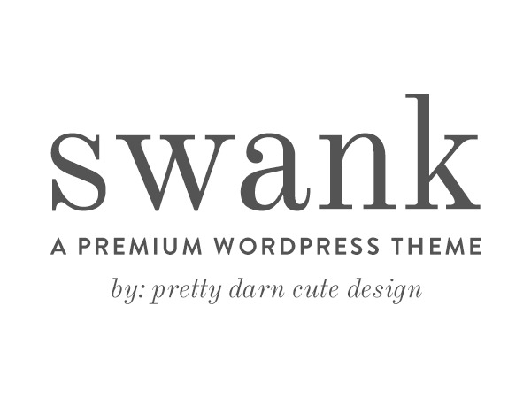 Swank Theme WP theme by Lindsey Riel