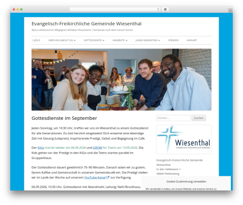 Tiny Framework premium WordPress theme - efg-wiesenthal.de