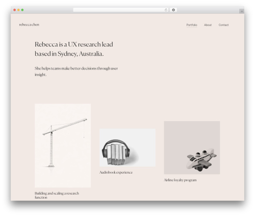Wakiro theme WordPress - rebeccachen.com Wakiro theme WordPress - rebeccachen.com