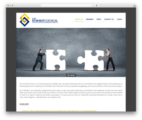 WordPress theme Maxima - thesummitcouncil.com