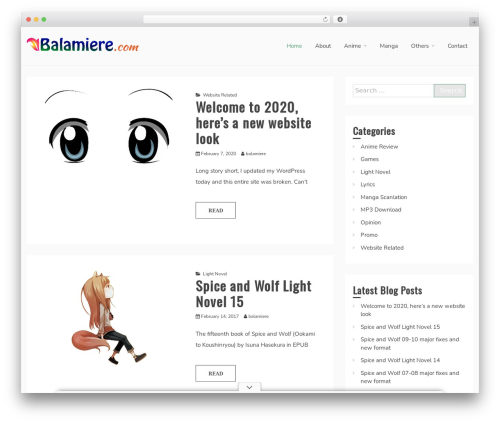 WordPress theme Ocius - balamiere.com WordPress theme Ocius - balamiere.com