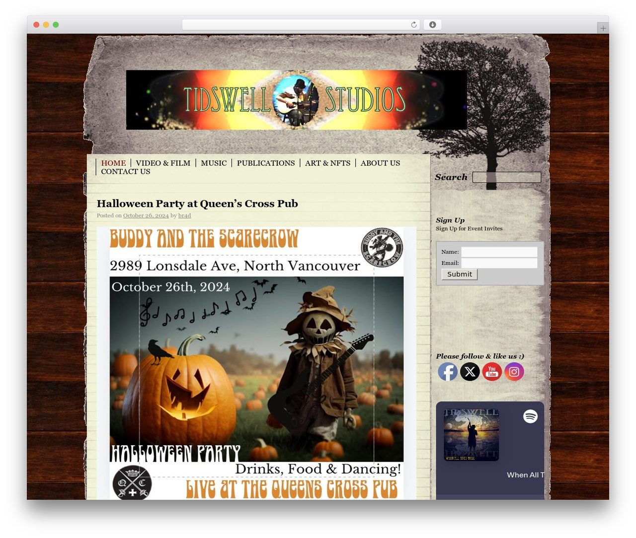 WordPress theme Rustic - tidswellstudios.com WordPress theme Rustic - tidswellstudios.com