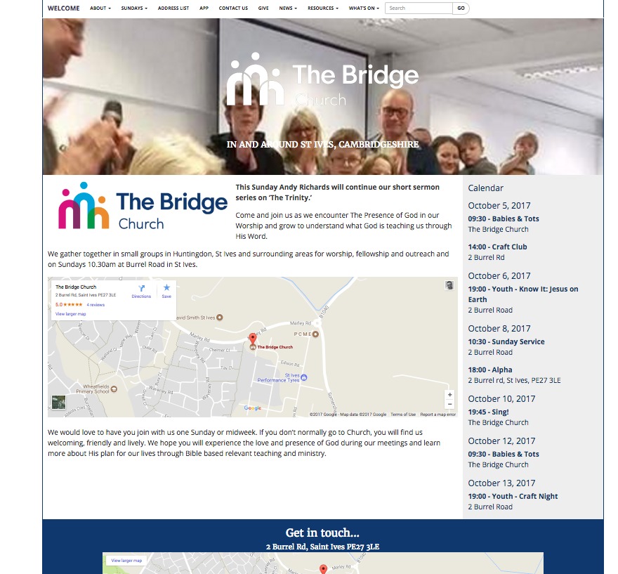 WordPress theme The Bridge