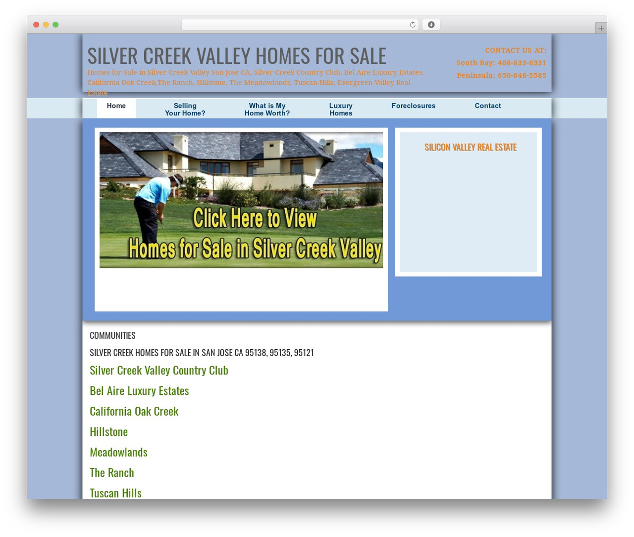 AgentPress Two theme WordPress - silvercreekvalleyhomesforsale.com