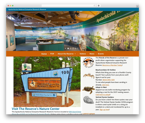 Beaver Builder Theme WordPress theme - apalachicolareserve.com
