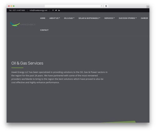 Industify WordPress theme - hawkenergy.net