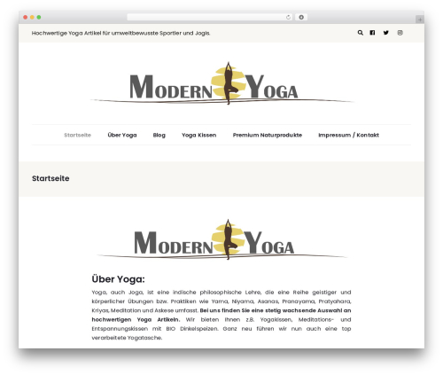 Munfarid WordPress website theme - modern-yoga.ch