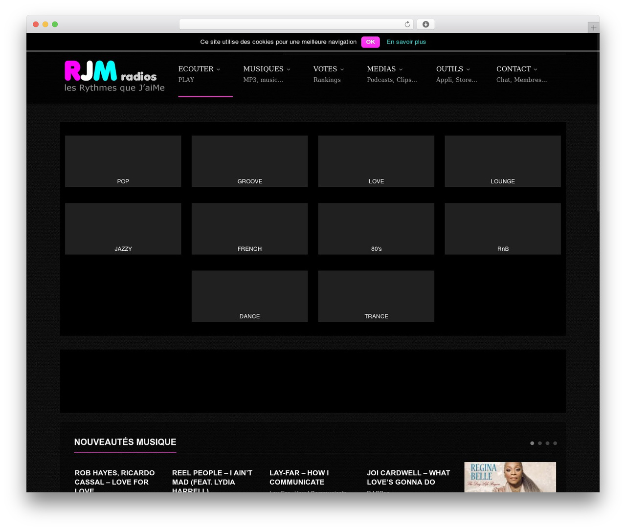 Remix WordPress theme - rjm-radio.fr