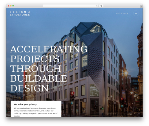 WordPress theme Design4structures Git - www.design4structures.com