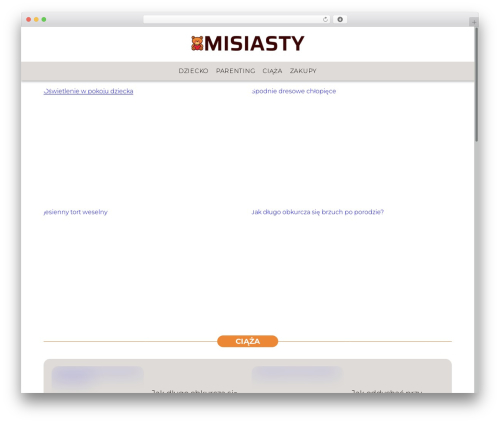 WordPress theme tp_theme_maker - misiasty.pl
