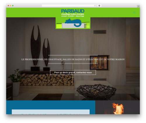 Betheme WordPress theme - parbaud-chauffage.com
