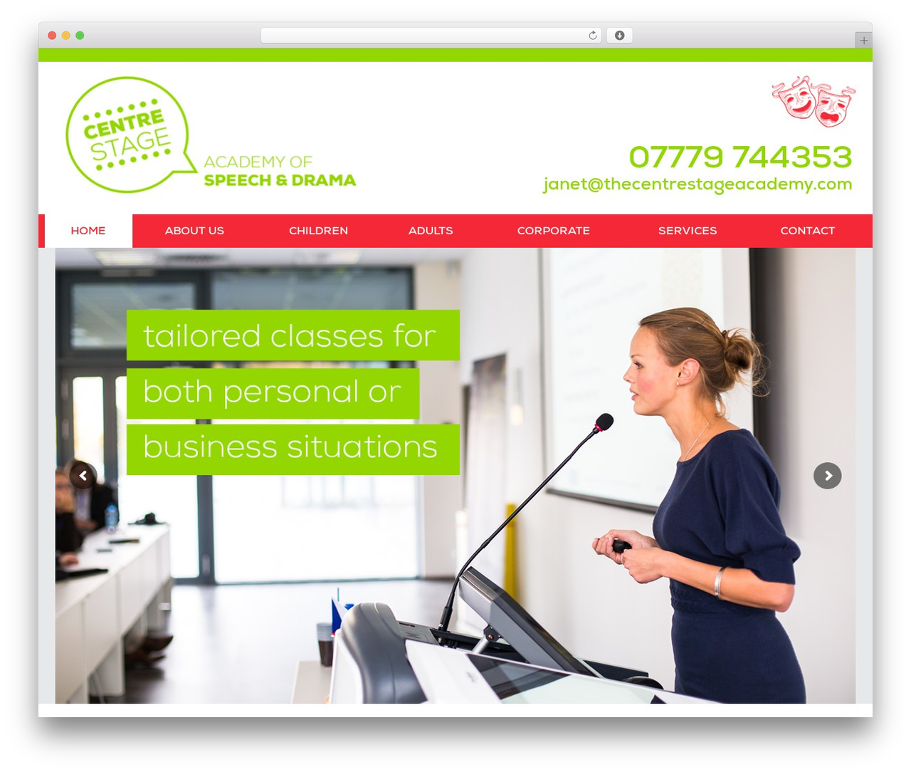 Bootstrap Basic WordPress website theme - thecentrestageacademy.com Bootstrap Basic WordPress website theme - thecentrestageacademy.com