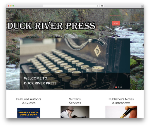 cherry WordPress theme design - duckriverpress.com