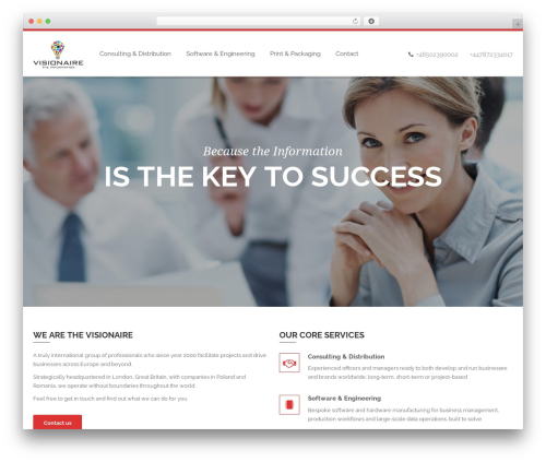 Compact theme WordPress - visionaire.pl Compact theme WordPress - visionaire.pl