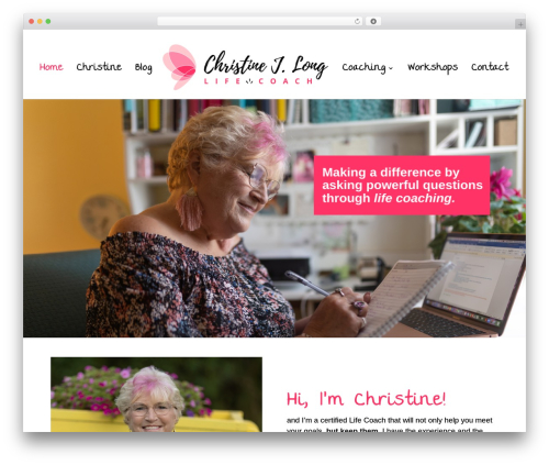 Divi WordPress theme - cjlcoaching.com