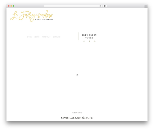 Genesis WordPress theme design - lefairymeadow.com