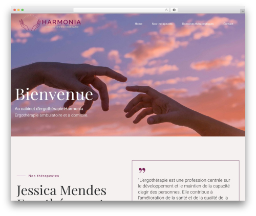 Lycka top WordPress theme - harmonia-ergo.ch