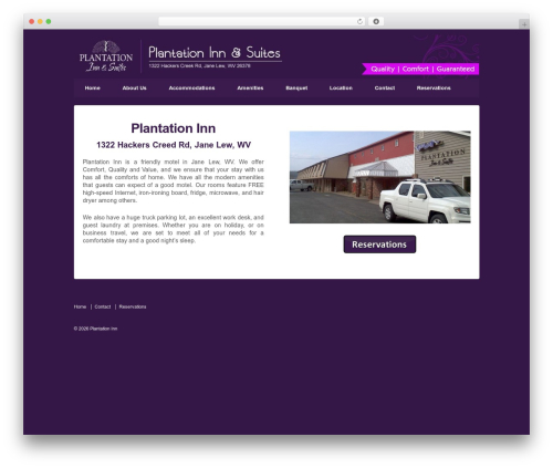 Responsive Pro WordPress theme - plantationinnwv.com
