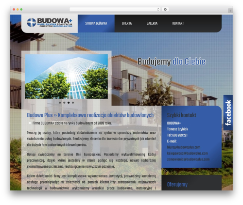 Theme WordPress budowaplus - budowaplus.com