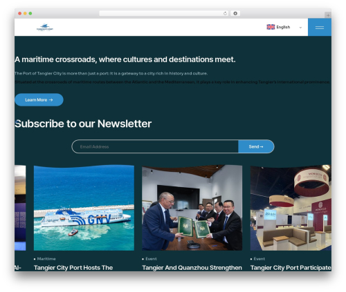 Theme WordPress FreightExpress - www.tangerport.com