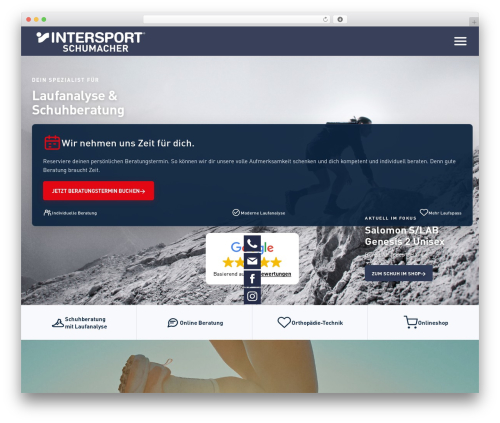 Theme WordPress Genesis - schumacher-sport.ch