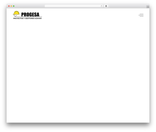 WordPress theme Arrigo - construccionespga.com