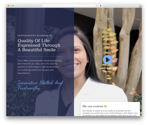 WordPress theme cook - commonwealthprosthodontics.com