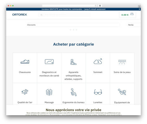 WordPress theme ortorex - ortorex.fr