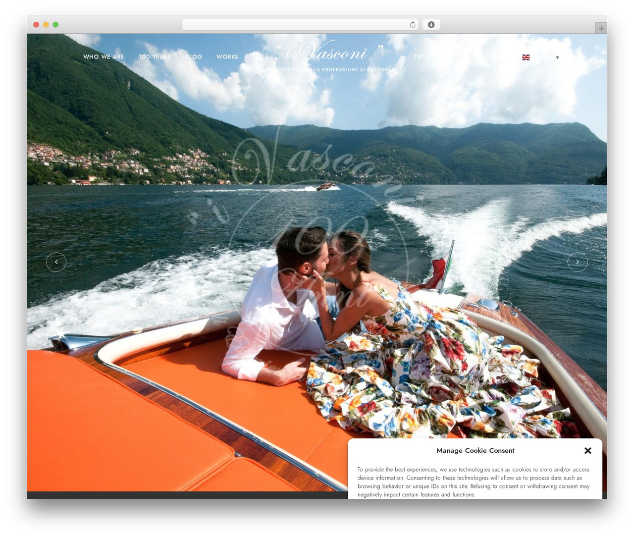 Blacksilver WordPress theme - fotovasconi.it