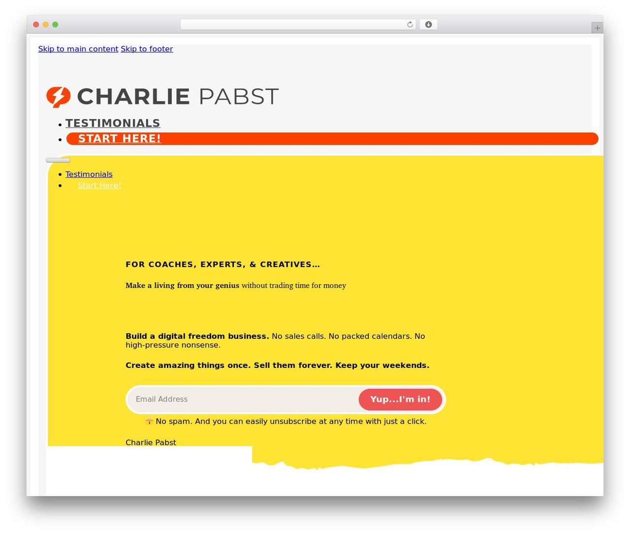 Bricks WordPress page theme - charliepabst.com Bricks WordPress page theme - charliepabst.com