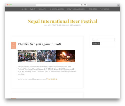 Elsa free WordPress theme - nepalinternationalbeerfestival.com