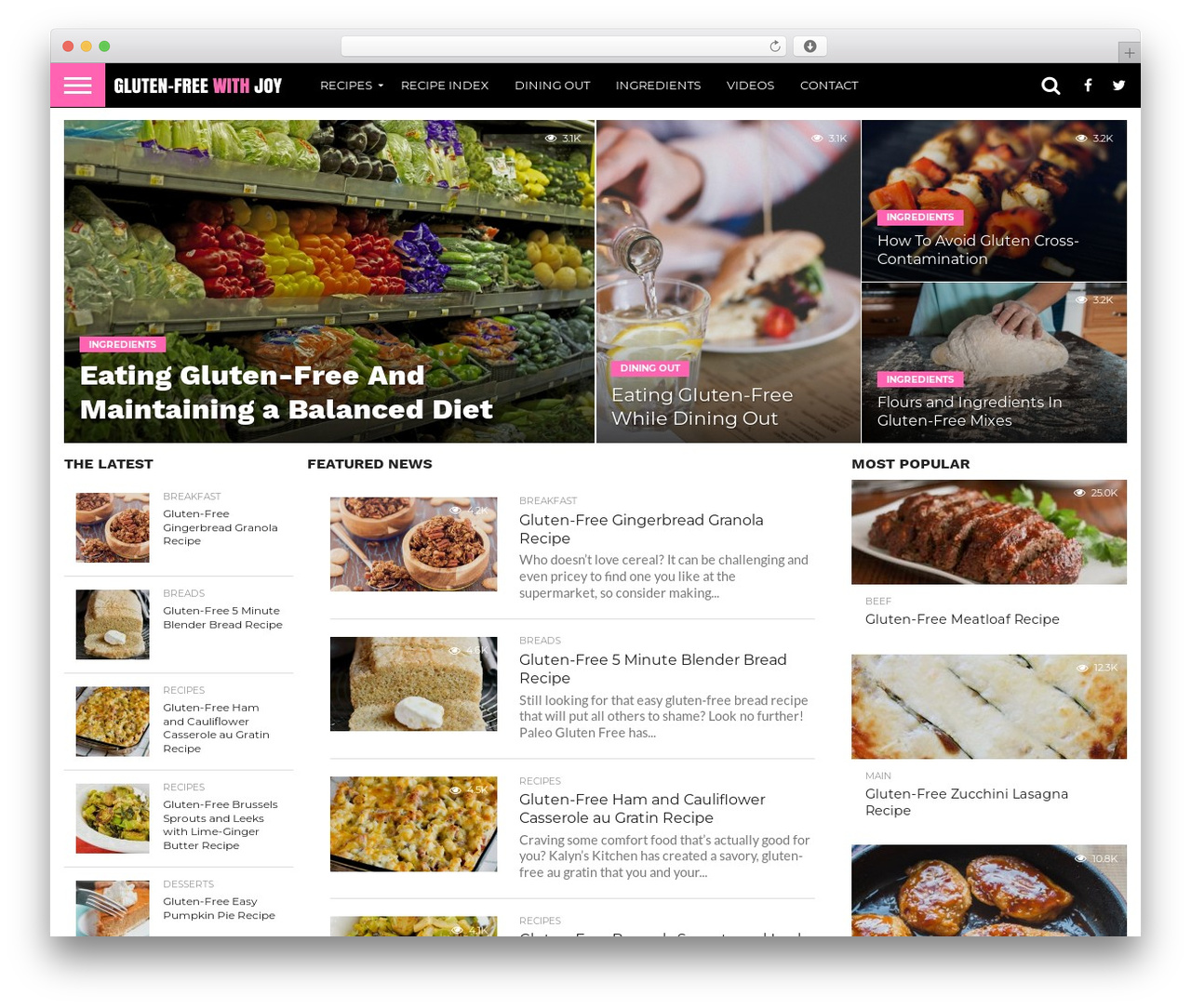Flex Mag theme WordPress - glutenfreewithjoy.com Flex Mag theme WordPress - glutenfreewithjoy.com